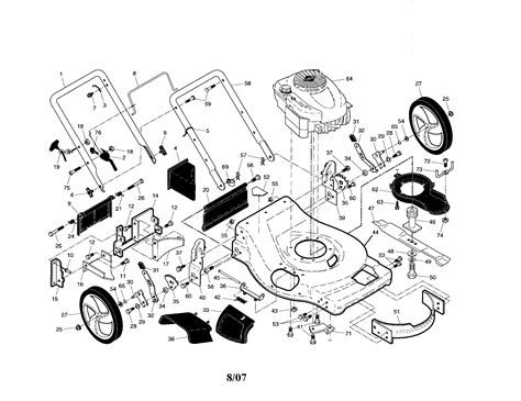 Riding Mowers (Lawn Tractors, Garden Tractors and RZT) The underside of the seat pan. . Craftsman push lawn mower model 917 parts diagram